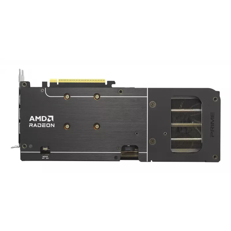 Placa gráfica ASUS Prime Radeon RX 9060 XT 16 GB GDDR6, PCIe 5.0, 128 bits, 3 ventoinhas, 2,5 slots