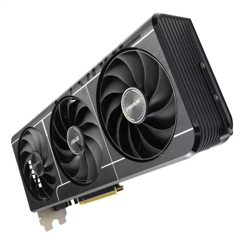 Placa gráfica ASUS Prime Radeon RX 9060 XT 16 GB GDDR6, PCIe 5.0, 128 bits, 3 ventoinhas, 2,5 slots