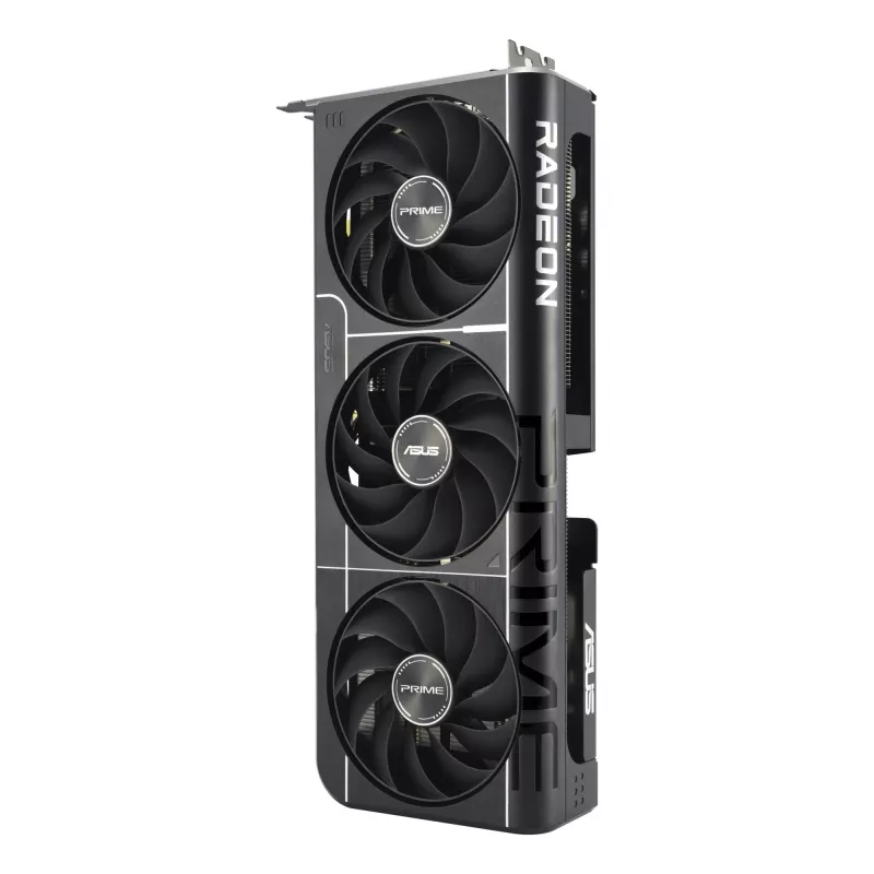 Placa gráfica ASUS Prime Radeon RX 9060 XT 16 GB GDDR6, PCIe 5.0, 128 bits, 3 ventoinhas, 2,5 slots