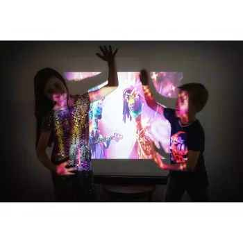 Projetor padrão Lenco LPJ-700BKGY LED 1080p preto