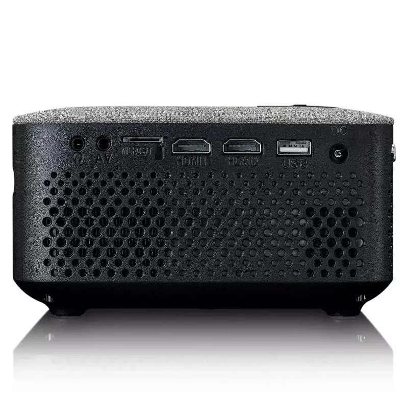 Projetor padrão Lenco LPJ-700BKGY LED 1080p preto