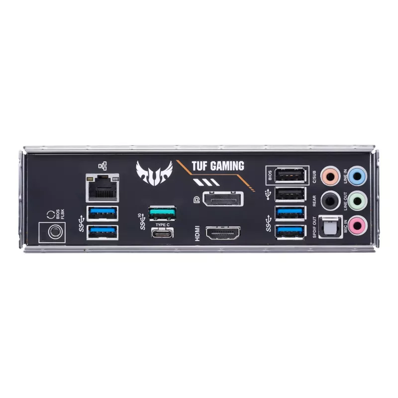Placa-mãe ASUS TUF GAMING B450-PLUS II ATX, AMD B450, Socket AM4, 4×DIMM DDR4, 128GB, 1×M.2, 6×SATA, HDMI 2.0b, DP1.2, Gigabit LAN