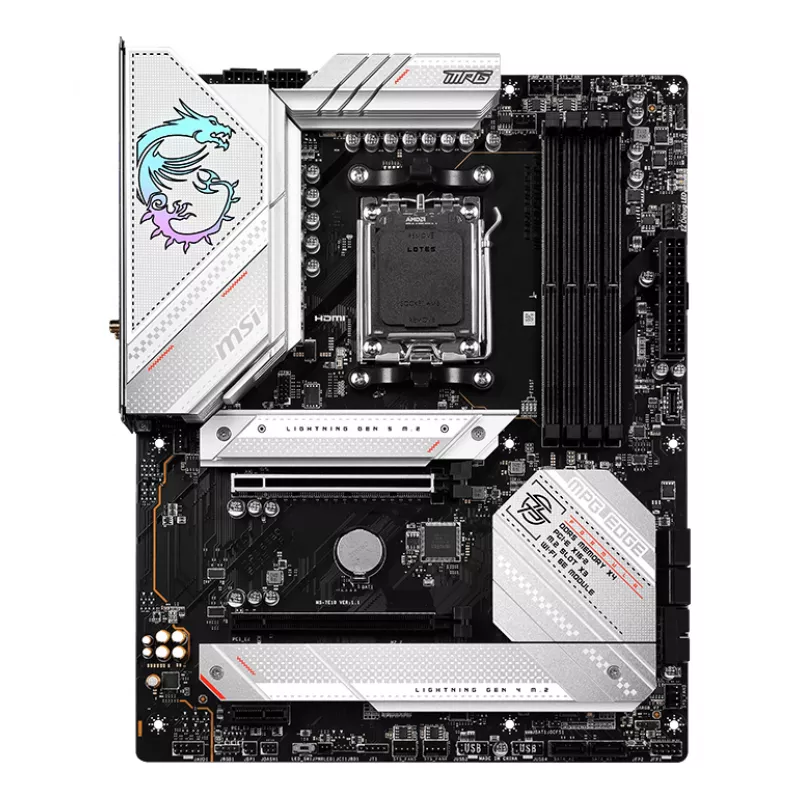 Placa-mãe MSI MPG B650 EDGE WIFI, AMD B650, Socket AM5, ATX