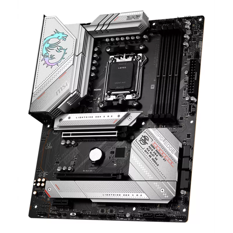 Placa-mãe MSI MPG B650 EDGE WIFI, AMD B650, Socket AM5, ATX