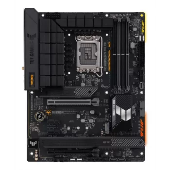 Placa-mãe ASUS TUF GAMING H770-PRO WIFI — Intel H770, LGA 1700, ATX, DDR5, 4x DIMM, 128GB, Wi‑Fi 6, 2.5Gb LAN, 4x M.2