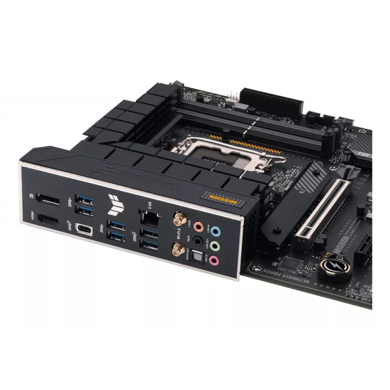 Placa-mãe ASUS TUF GAMING H770-PRO WIFI — Intel H770, LGA 1700, ATX, DDR5, 4x DIMM, 128GB, Wi‑Fi 6, 2.5Gb LAN, 4x M.2