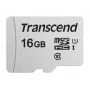 Cartão MicroSDHC Transcend 300S 16GB UHS-I U1 sem adaptador