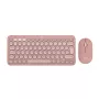 Logitech Pebble 2 Combo teclado e rato sem fios rosa QWERTY