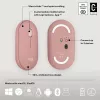 Logitech Pebble 2 Combo teclado e rato sem fios rosa QWERTY