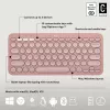 Logitech Pebble 2 Combo teclado e rato sem fios rosa QWERTY