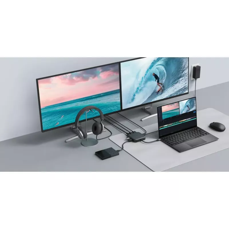 Targus HD USB4 Mobile Dock com fios preto