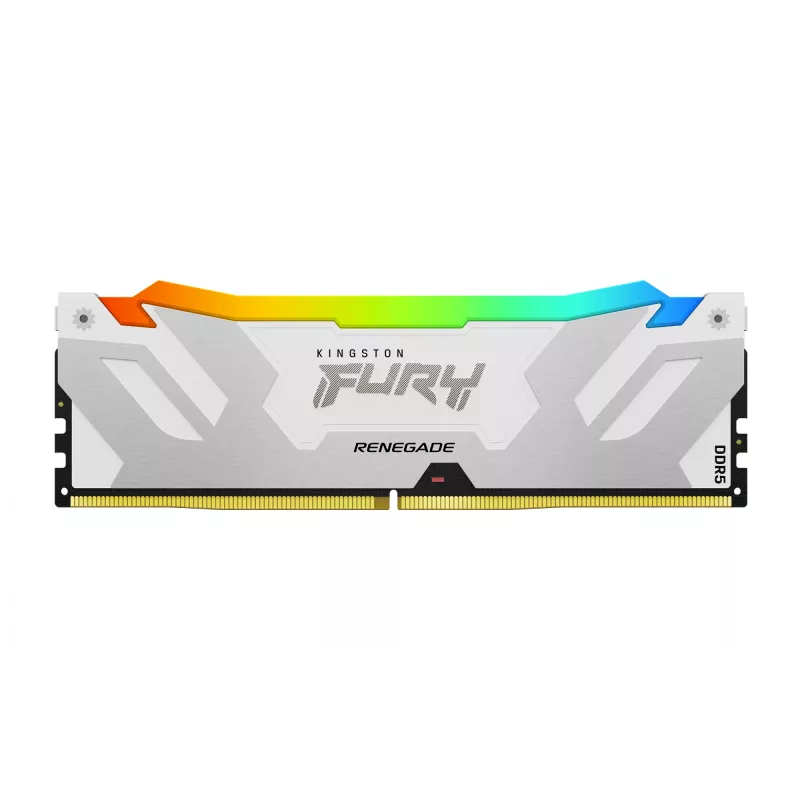 Kingston Technology FURY 64GB 6400MT/s DDR5 CL32 DIMM (Kit de 2) Renegade RGB branco XMP