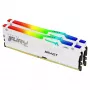 Kingston Technology FURY Beast 64 GB 6400 MT/s DDR5 CL32 DIMM (Kit de 2) branco RGB EXPO