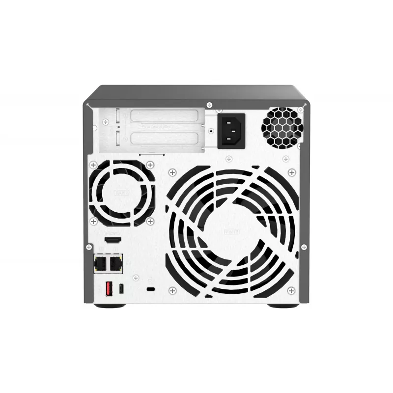 NAS QNAP TVS-H474 Torre Intel® Pentium® G7400 8 GB DDR4 0 TB QuTS hero Black