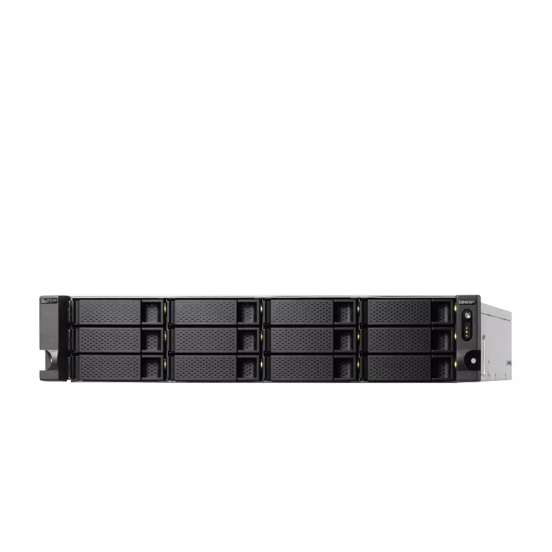 NAS QNAP TS-H1886XU-RP-R2 Rack (3U) Intel® Xeon® D D-1622 32 GB DDR4 0 TB QuTS hero Black, Cinzento