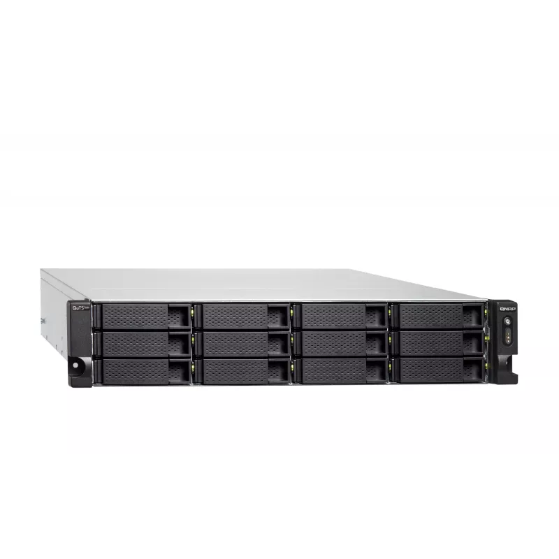 NAS QNAP TS-H1886XU-RP-R2 Rack (3U) Intel® Xeon® D D-1622 32 GB DDR4 0 TB QuTS hero Black, Cinzento