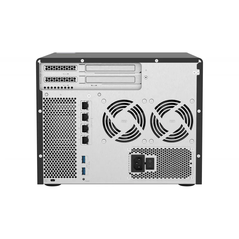 NAS QNAP TS-h886 Torre Intel® Xeon® D D-1602 8 GB DDR4 0 TB QuTS hero Black