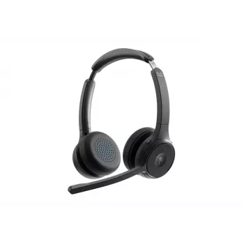 Headset CISCO 722q - Sem fios Dual-On-Ear-USB-a Certificado para Microsoft Teams