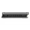Patch Panel DIGITUS CAT6A blindado, 8 portas 1/2U, instalação em rack de 10