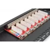 Patch Panel DIGITUS CAT6A blindado, 8 portas 1/2U, instalação em rack de 10