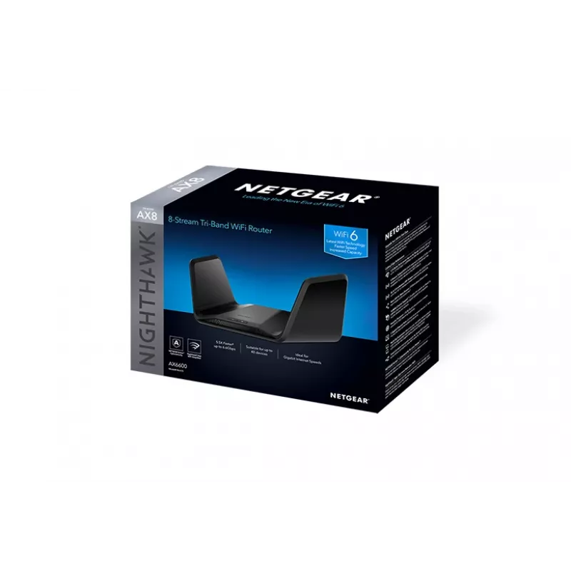 Router de mesa NETGEAR Nighthawk RAX70 Tri-Band Wi-Fi 6