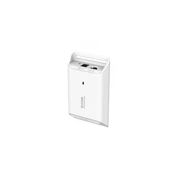 D-Link DPE-101GI injetor PoE Gigabit de 1 porta, 10/100/1000 Mbit/s, 48 V, até 19,2 W, 100 m, branco
