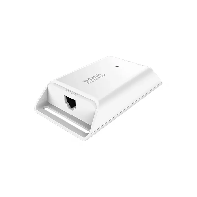D-Link DPE-101GI injetor PoE Gigabit de 1 porta, 10/100/1000 Mbit/s, 48 V, até 19,2 W, 100 m, branco