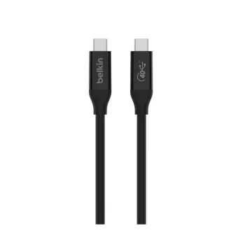 Cabo USB4 Belkin USB-C / USB-C 40 Gbit/s 100 W 0,8 m preto