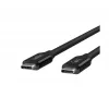 Cabo USB4 Belkin USB-C / USB-C 40 Gbit/s 100 W 0,8 m preto