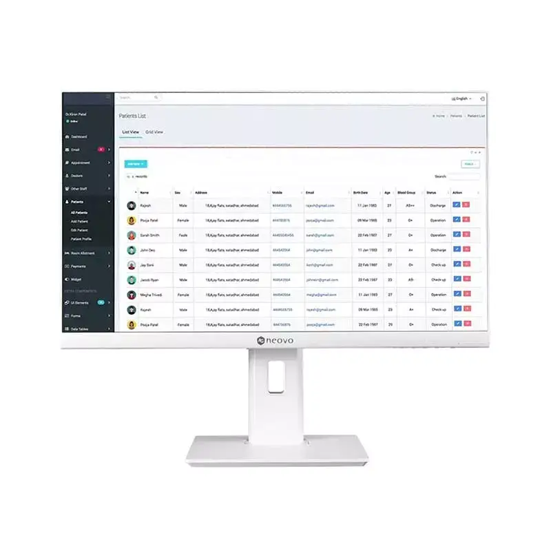 Monitor de computador AG Neovo ME-2701 68,6 cm (27 polegadas) 1920 x 1080 píxeis Full HD LCD branco