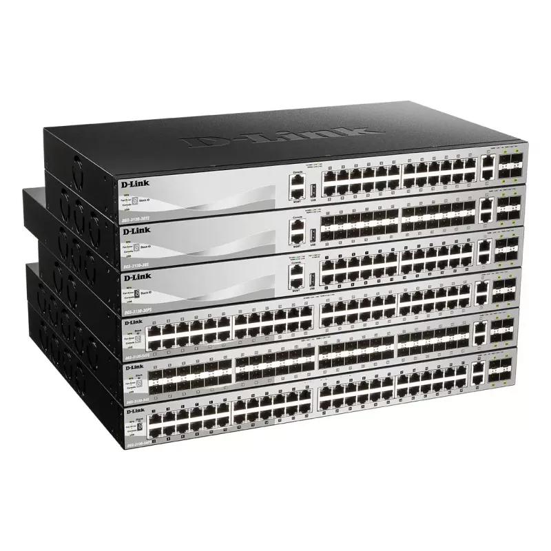 Comutador de rede D-Link DGS-3130-30S/E Managed L3 10G Ethernet (100/1000/10000) cinzento
