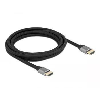 Cabo HDMI Ultra High Speed DELOCK - macho A / macho A - 48 Gbps 8K 60 Hz - 3 m - cinzento
