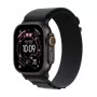 Apple Watch Ultra 3 MF0Q4QF/A GPS + Cellular (5G) 49 mm caixa de titânio preto com bracelete Alpine Loop preta – tamanho S