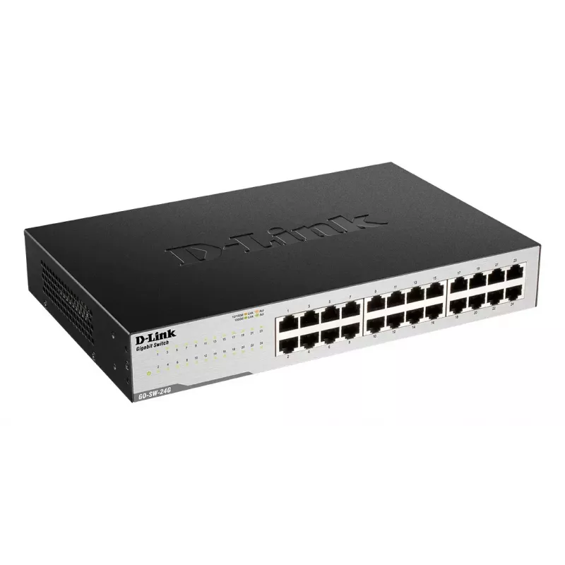 D-Link GO-SW-24G switch não gerido L2 Gigabit Ethernet (10/100/1000) 1U preto