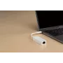 D-Link adaptador USB-C para Gigabit Ethernet, com fios, USB Type-C, Ethernet, 1000 Mbit/s, branco