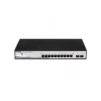 D-Link DGS-1210-10 switch gerido L2 Gigabit Ethernet (10/100/1000) 1U preto, cinzento