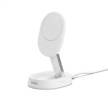 BELKIN base de carregamento sem fios – Boostcharge Pro – Qi2 15W – branco