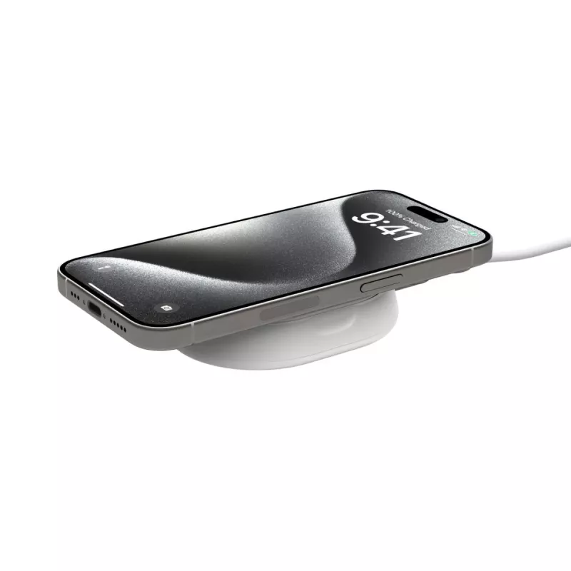 BELKIN base de carregamento sem fios – Boostcharge Pro – Qi2 15W – branco