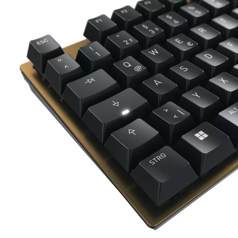 CHERRY KC 200 MX teclado universal USB QWERTZ alemão preto, bronze