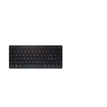 CHERRY KW 9200 MINI teclado universal USB + RF sem fios + Bluetooth QWERTZ suíço preto