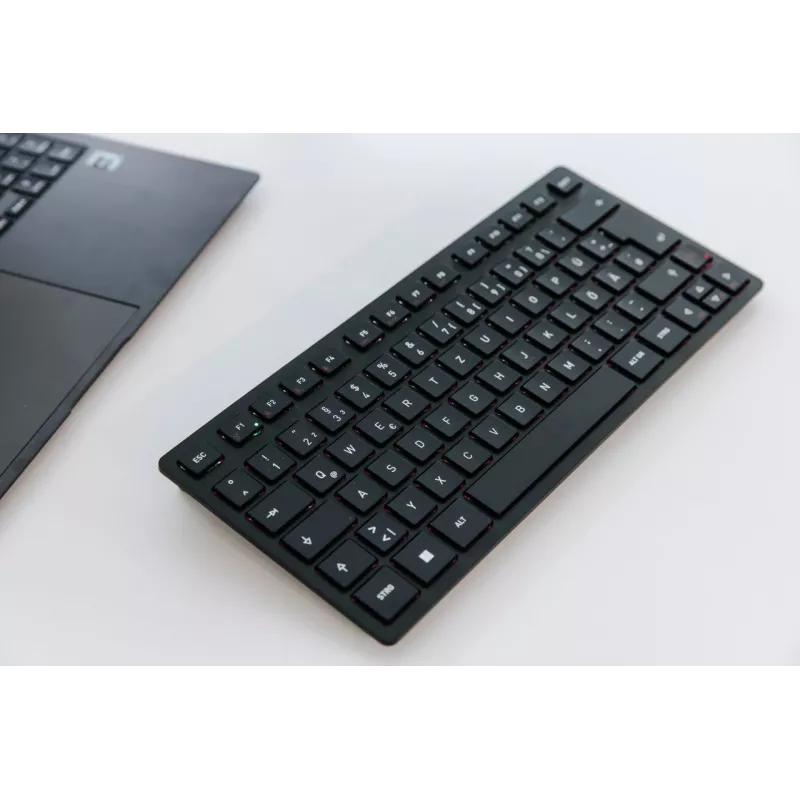 CHERRY KW 9200 MINI teclado universal USB + RF sem fios + Bluetooth QWERTZ suíço preto