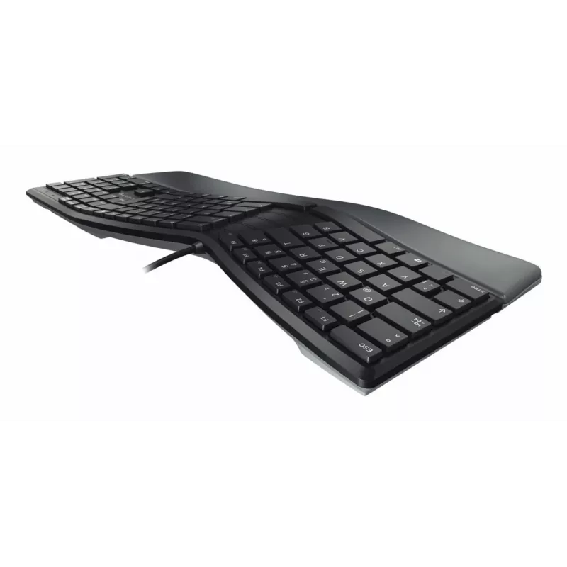 CHERRY KC 4500 ERGO teclado universal USB AZERTY belga preto