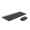 LOGITECH conjunto de teclado e rato sem fios finos MK470 - grafite - AZERTY belga