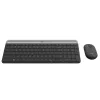 LOGITECH conjunto de teclado e rato sem fios finos MK470 - grafite - AZERTY belga