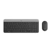 LOGITECH conjunto de teclado e rato sem fios finos MK470 - grafite - AZERTY belga