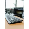 CHERRY KW 3000 teclado universal RF sem fios QWERTY espanhol preto
