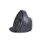 BakkerElkhuizen Evoluent D Medium Sem fios, para destros, design vertical, laser, RF sem fios, 3200 DPI, preto