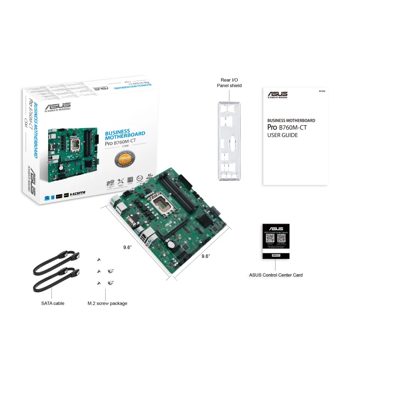 Placa-mãe ASUS PRO B760M-CT-CSM Intel B760 LGA 1700 micro ATX