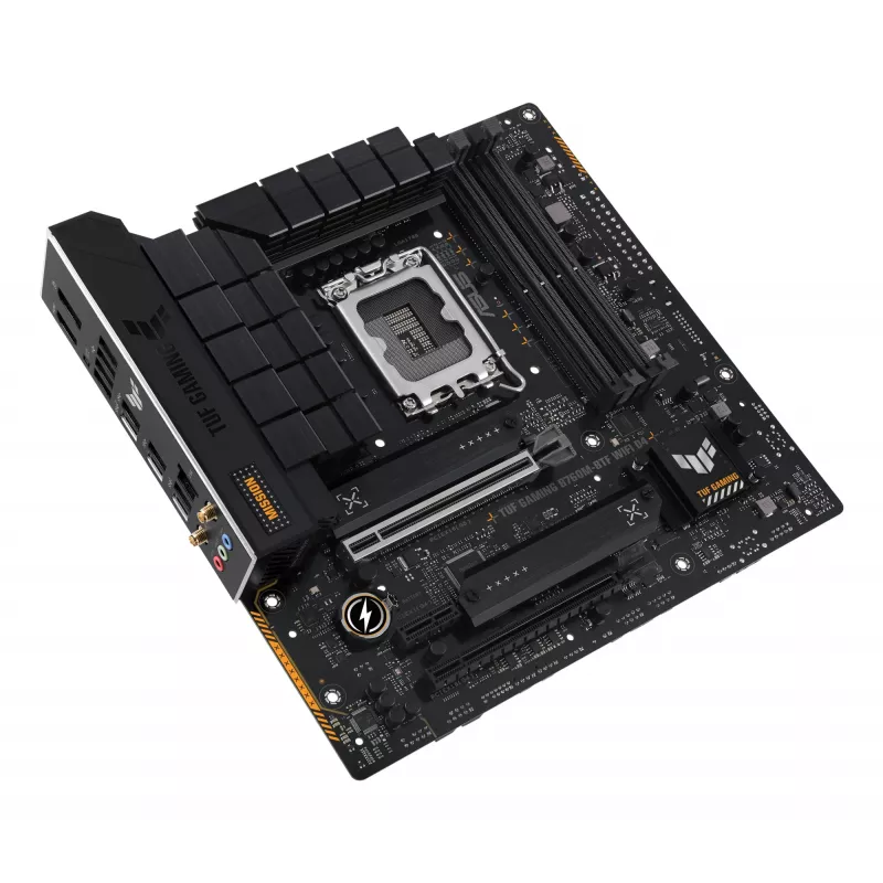 Placa-mãe ASUS TUF GAMING B760M-BTF WIFI D4 Intel B760 LGA 1700 micro ATX