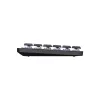 Teclado sem fios iluminado minimalista LOGITECH Mx Mechanical Mini - Graphite Tactile Quiet Qwertz Suisse